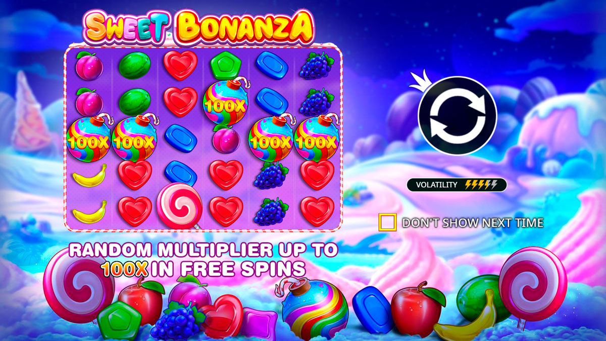 Sweet Bonanza video slotunun oyun mekaniği